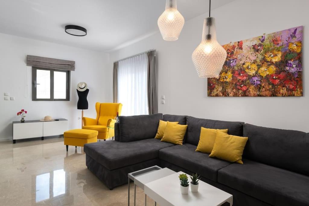Luxurious And Modern House Near Town And Beach Asgourou Exteriör bild